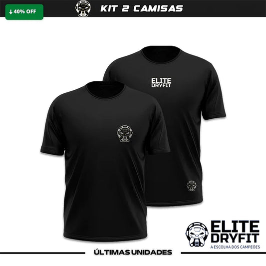 - KIT de 2 Camisetas Elite Dry Fit